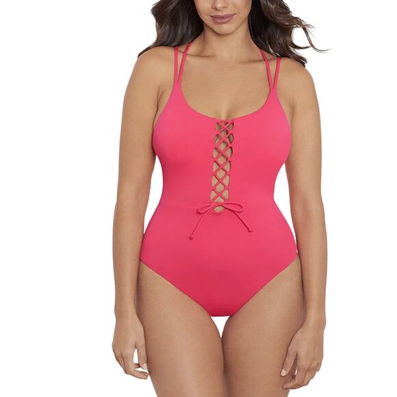SKINNY DIPPERS Suga Babe One-Piece Swimsuit Size Medium NWT - Picture 1 of 5